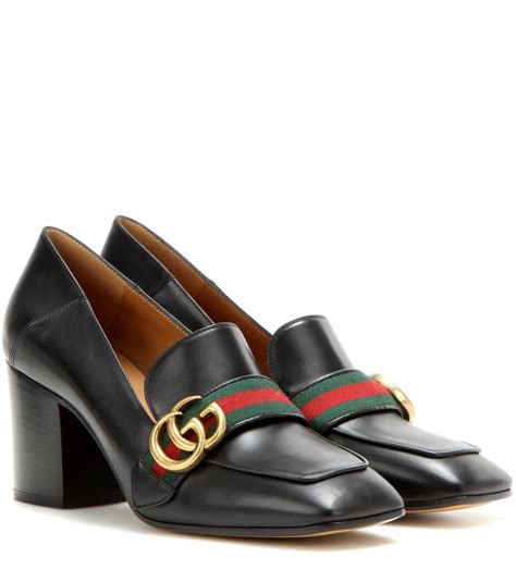 black Gucci loafers women